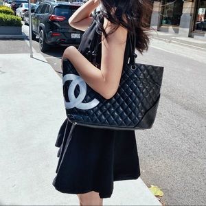 Rare!CHANEL Cambon shoulder bag